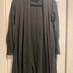 Extra long cardigan